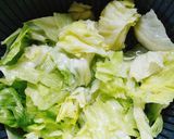 ♪レタスと紅鮭のチャーハン♪作り方1写真