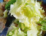 ♪レタスと紅鮭のチャーハン♪作り方4写真
