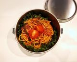 今日は置き弁(ナポリタン)作り方1写真