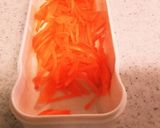 水戻しなし、保存容器でひじきの煮物作り方3写真