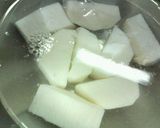 地物長芋の✿あっさり簡単❀海老団子煮✿作り方1写真