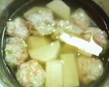 地物長芋の✿あっさり簡単❀海老団子煮✿作り方5写真
