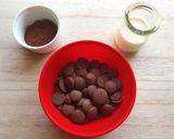 材料3つで低糖質生チョコレート作り方1写真