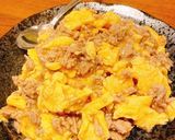 【簡単】卵と挽肉のあんかけ風作り方7写真