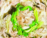#白だしで簡単！ 豚バラ白菜かさね鍋作り方3写真