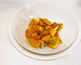 マフィン型で焼くチーズかぼちゃあんぱん作り方2写真