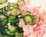 スパゲティサラダ(スパサラ) りんご入り作り方2写真