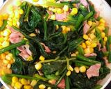 ほうれん草とベーコンのバター醤油炒め作り方4写真