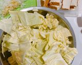 ☆キャベツと厚揚げのそぼろ餡炒め☆作り方1写真