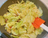 ☆キャベツと厚揚げのそぼろ餡炒め☆作り方3写真