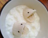超簡単☆バナナ星人 お風呂に浸かる作り方3写真
