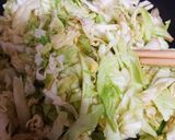 キャベツ消費！半生キャベツのゴマサラダ☆作り方1写真