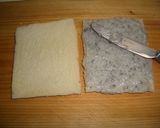 エビのすり身乗せ揚げパン　サルサソースで作り方4写真