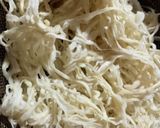 麺つゆ入れた切り干し大根煮作り方1写真