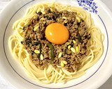肉ニラ豆もやしの韓国風とろみ炒め作り方6写真