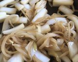 味付け不要！レトルト牛丼と白菜の簡単炒め作り方2写真
