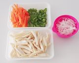 野菜&ポテトの肉巻き作り方2写真