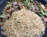 【味噌汁再利用】汁なし豚キムチ麺作り方6写真