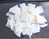 ほうれん草の肉味噌の坦々風雑炊作り方1写真