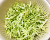 簡単副菜！キャベツのごまマヨ和え作り方1写真