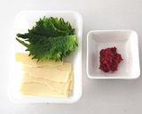 大葉とチーズ,梅肉のささみフライ作り方1写真