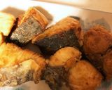 サワラの蕎麦粉竜田揚げ作り方5写真