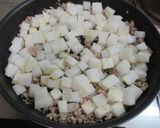 大根と豚ひき肉で！韓国風マーボー大根☆作り方2写真