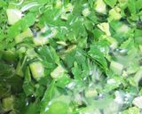 〔常備菜〕青菜のごま油炒め＊高菜漬け風作り方2写真