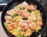 簡単☆鶏肉とレタスの卵炒め作り方5写真