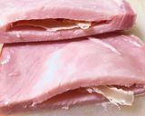 ブロックハムで！チーズインハムカツ作り方4写真