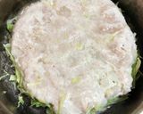 減量飯　鶏むね肉とキャベツのお好み焼き風作り方5写真