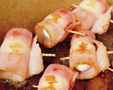 簡単おつまみ！うずらベーコン焼き作り方3写真