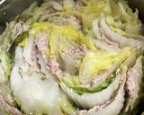 豚ひき肉と白菜の重ね鍋作り方9写真