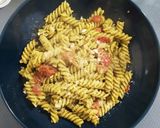 トマトジェノベーゼパスタ作り方3写真