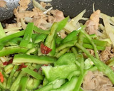 大根の皮でなんちゃって青椒肉絲作り方7写真