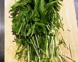 ベーコンと水菜のサラダ作り方2写真