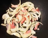 ベーコンと水菜のサラダ作り方3写真
