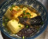 揚げ茄子で揚げ出し豆腐(*≧∀≦*)作り方5写真