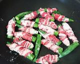 お弁当★オクラ牛肉巻き★ダイエット★節約作り方4写真