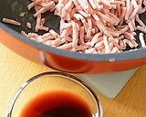 マイたれで簡単 ! 豚そぼろの三色丼♪作り方2写真