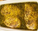 混ぜてかけて焼くだけバジルチキン作り方3写真