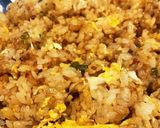 肉味噌とパクチー漬けははつゆチャーハン作り方4写真