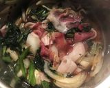 ほうれん草豚バラ丼作り方2写真