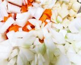 調味料追加で子供向けミネストローネ作り方1写真