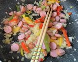チーズinオムライス!!オリジナル作り方1写真