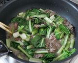 主な材料2つ!牛肉と小松菜の中華あん作り方4写真