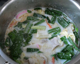 豚こまと残り野菜のちゃんぽん風うどん作り方4写真