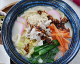 豚こまと残り野菜のちゃんぽん風うどん作り方5写真
