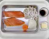 鮭のバター醤油ホイル蒸し作り方1写真