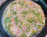 ☆水菜じゃがいもベーコンのチーズチヂミ☆作り方4写真